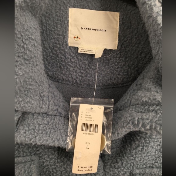 Anthropologie Fleece Bomber Jacket - Picture 7 of 7
